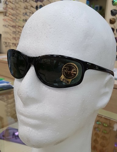 Occhiali da sole Sunglasses Ray Ban RB 2030 PS8 W3284 nero lucido piccoli  graffi | eBay