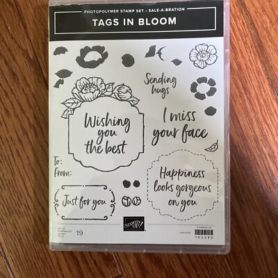 Stampin Up! TAGS IN BLOOM Stamp Set