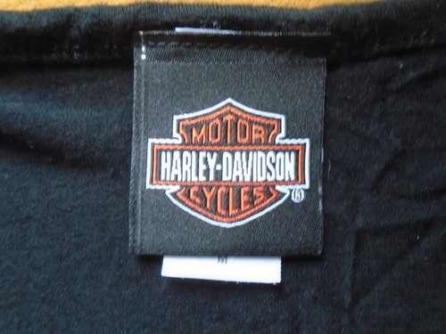 Women's Harley Davidson Tank Top Black Size M Eagle Bling - Picture 3 of 9