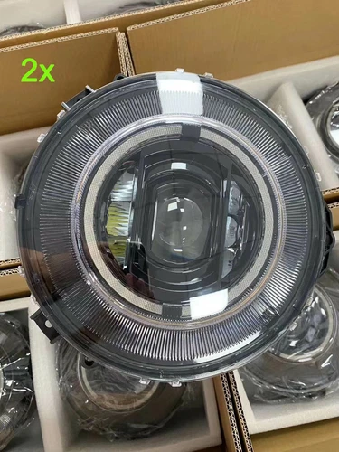 4PC W463 Black Headlight for Mercedes Benz G Class W464 Style Dynamic LED G500 - Picture 4 of 11