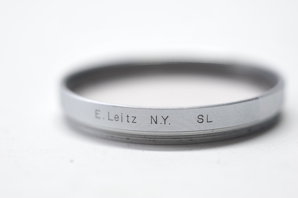 LEITZ カラーフィルターGGr E39 silver Leica Leitz Wetzlar Chrome Filters E39 (Orange, Yellow