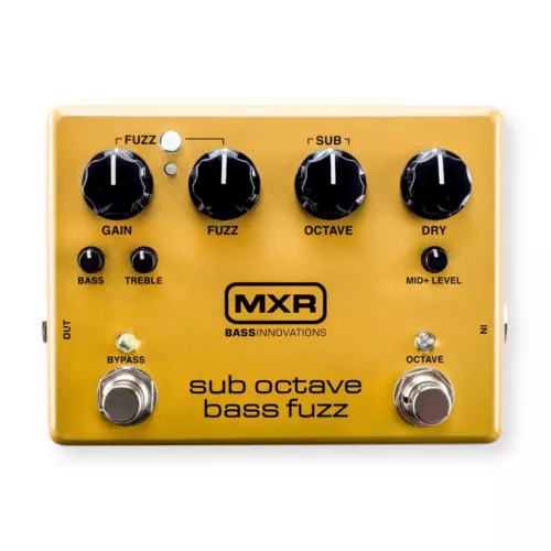 Used MXR M287 Sub Octave Bass Fuzz Bass Guitar Effects Pedal