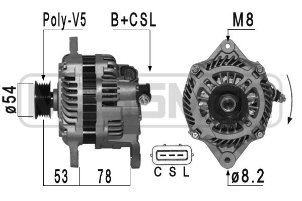 Messmer Lichtmaschine Generator 110A 14V FüR Subaru Forester 2.0 AWD 2.5-image