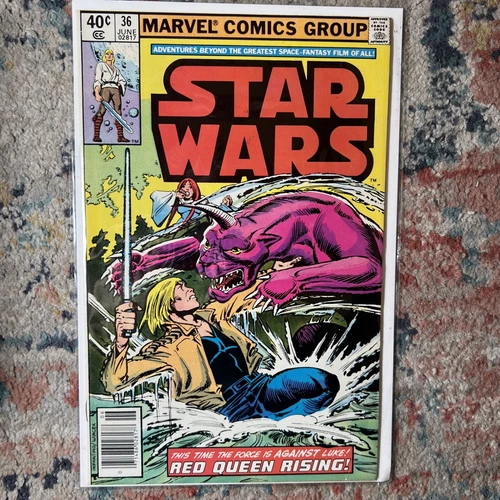 STAR WARS #36 VOL. 1  NEWSSTAND MARVEL COMIC