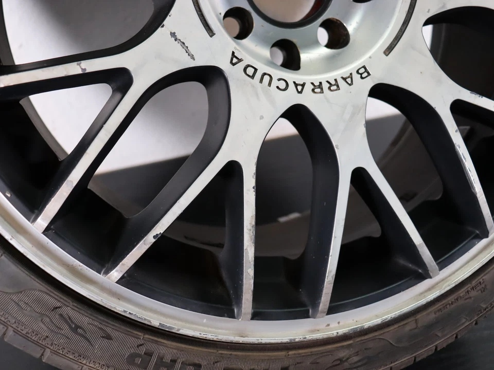 1x Barracuda Karizzma Alufelge Felge Komplettrad 8Jx18 ET38 LK: 4x100/108 - Bild 3 von 4