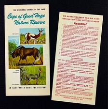 1970s South Africa Good Hope Cape Nature Reserve VTG English Afrikaans Brochure