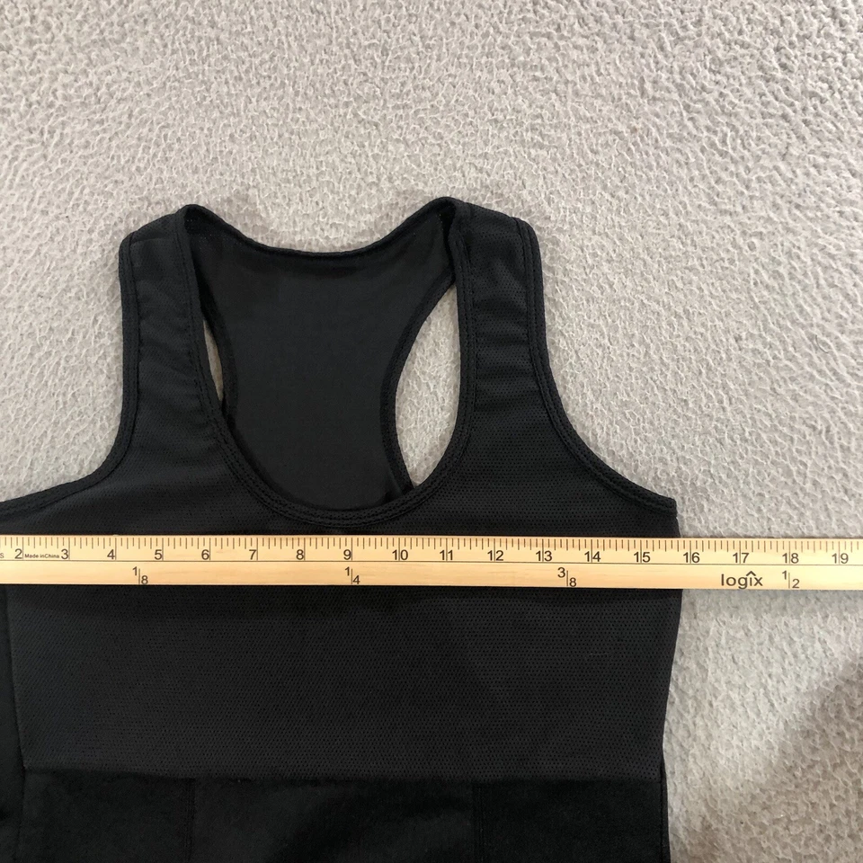 Camiseta sin mangas Everlast Fit Racer espalda para mujer L negra neopreno culturismo elevación pesada Foto 3 de 4