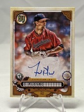 Zach Plesac Cleveland Guardians on Card Auto SP 2022 Topps Gypsy Queen Autograph