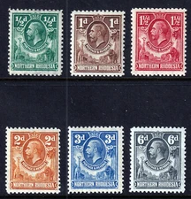 NORTHERN RHODESIA mounted mint 1925