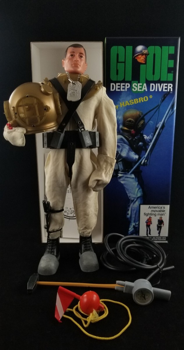 Vintage 1960s Hasbro GI Joe Deep Sea Diver w/Figure and