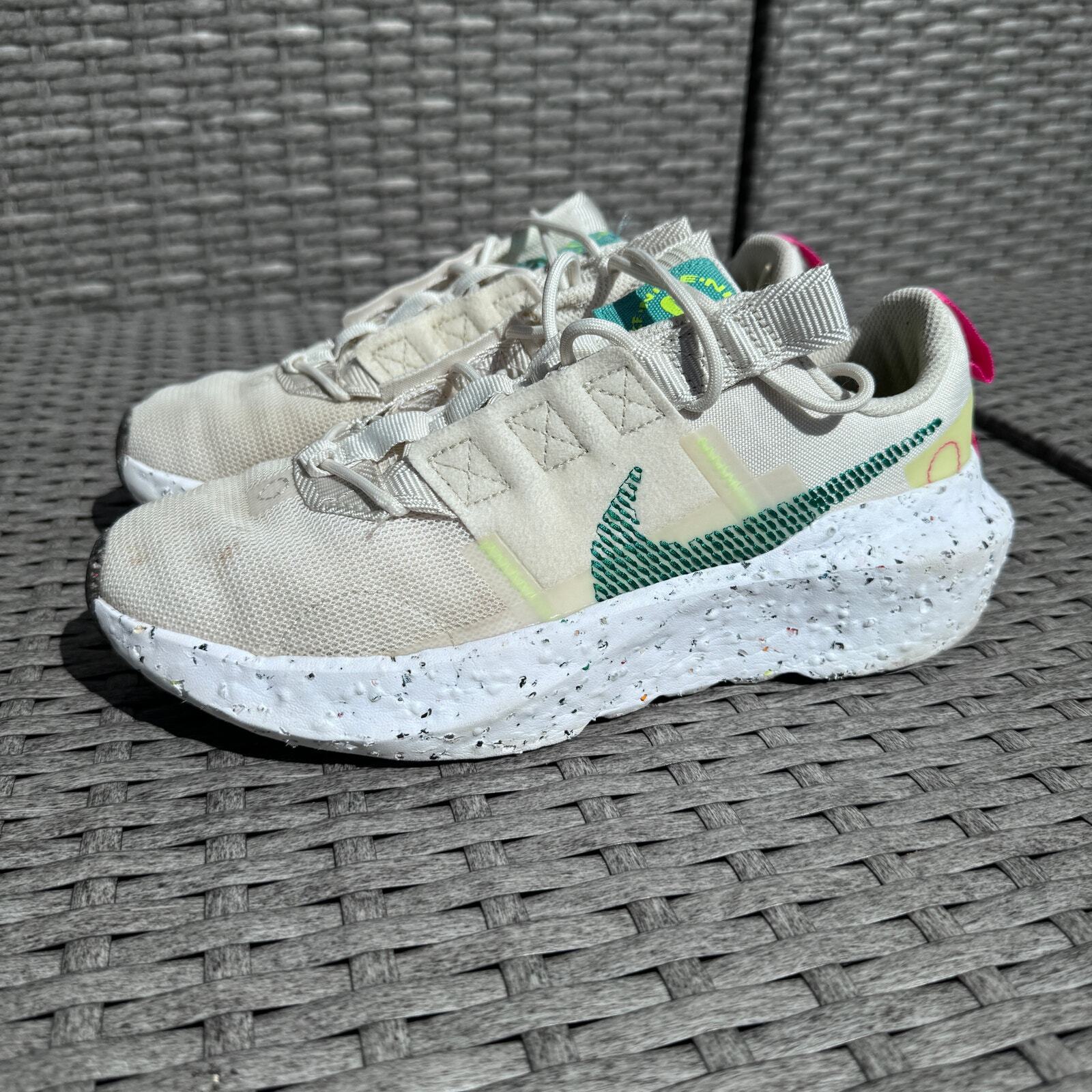 Nike Crater Impact Running Shoes Sneakers Low Top CW2386-004 Beige Womens Size 8