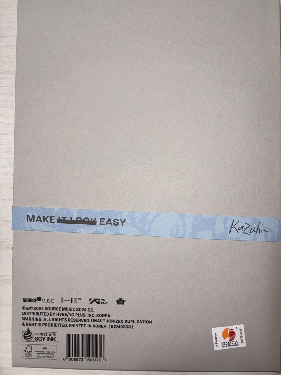 LE SSERAFIM [Easy] Kazuha Autographed Signed Compact Ver Album | eBay