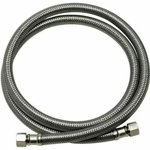 5 Foot Stainless Steel Braided Dishwasher Hose Burst Proof - Picture 1 of 2