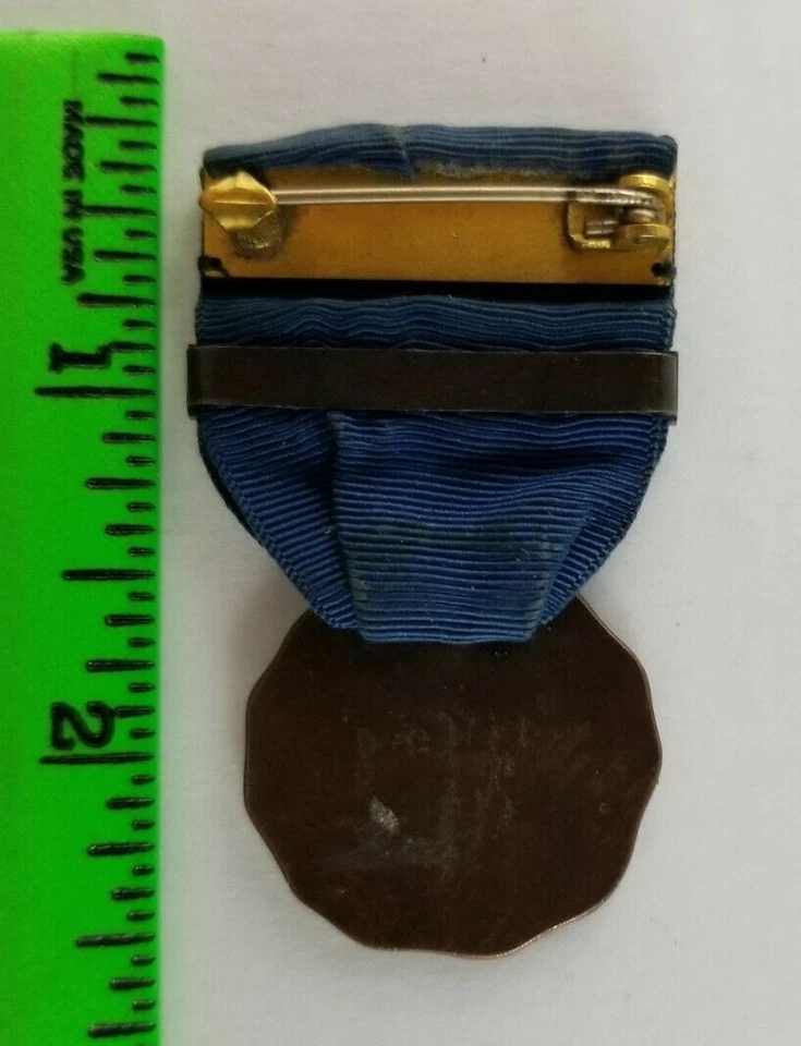 Vintage 1900's Philadelphia Pa. Rifle Association Shooting Award Ribbon Pin - Image 3 of 3