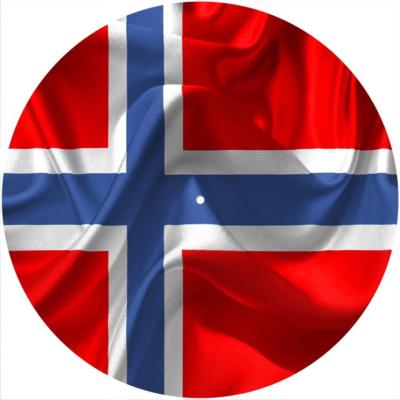 Slipmat Slip Mat Felt for any 12'' Turntable LP DJ Record Deck Player FLAG NORWAY