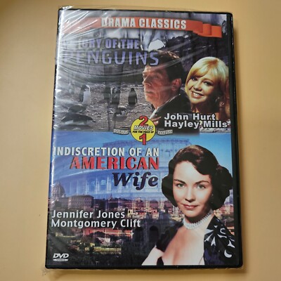CRY OF THE PENGUINS & INDESCRETION OF AN AMERICAN WIFE (DVD) Double Feature NEW
