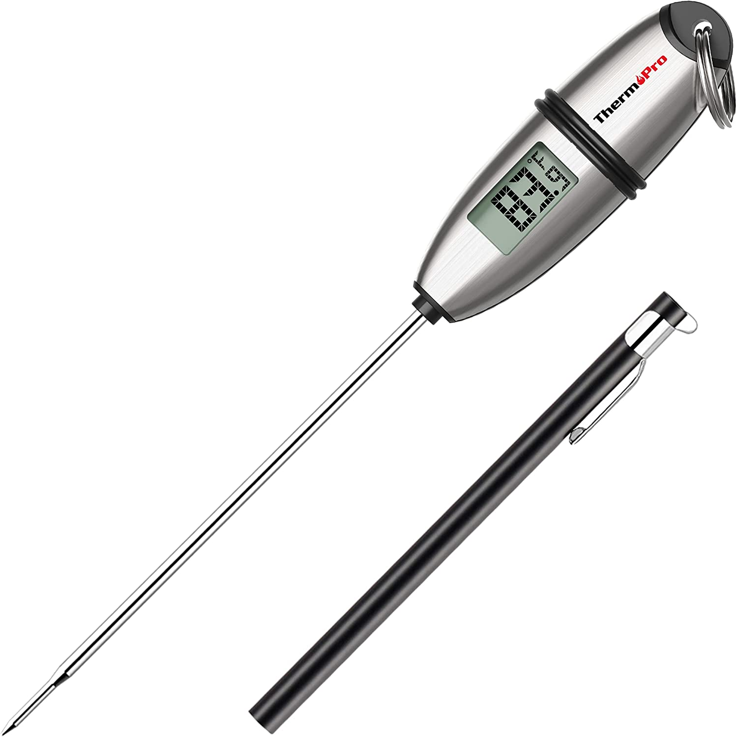 TP-02S Instant Read Meat Thermometer Digital Cooking Food Thermometer with Super