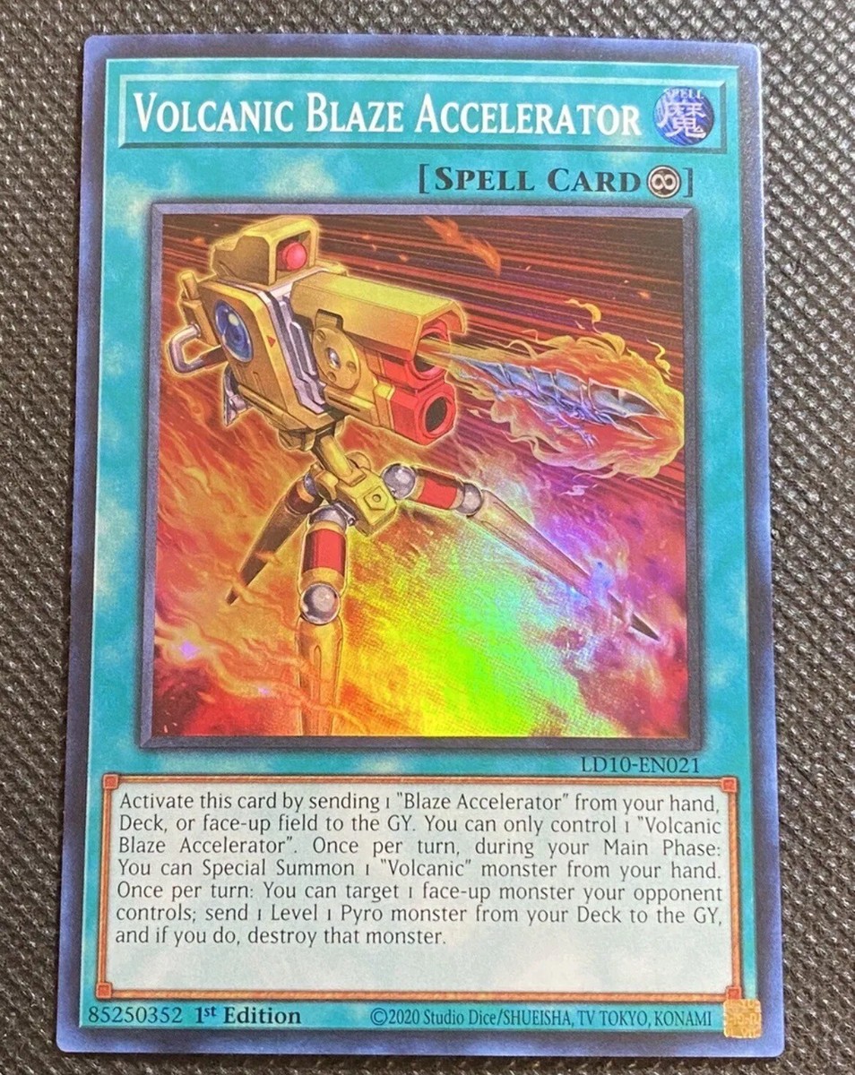 し*ち様 Volcanic  YuGiOh! - Volcanic Blaze Accelerator LD10-EN021 Super Rare 1st