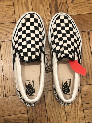 checkered vans 7.5