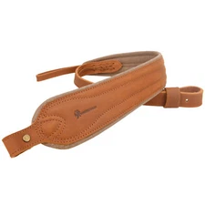  Leather Gun Sling Canvas Leather Shoulder Straps with Swivels for Hunting 