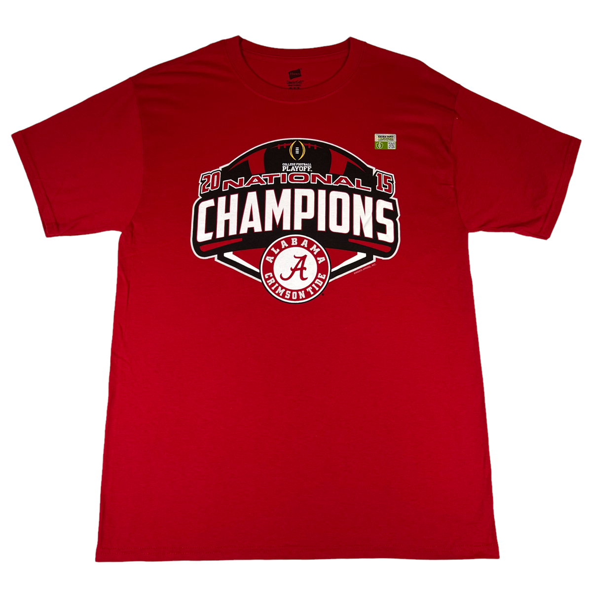NCAA ALABAMA CRIMSON TIDE 2015 NATIONAL CHAMPIONS FOOTBALL SHIRT