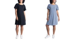 Ecothreads Ladies' Flutter Sleeve Dress L XXL NWT