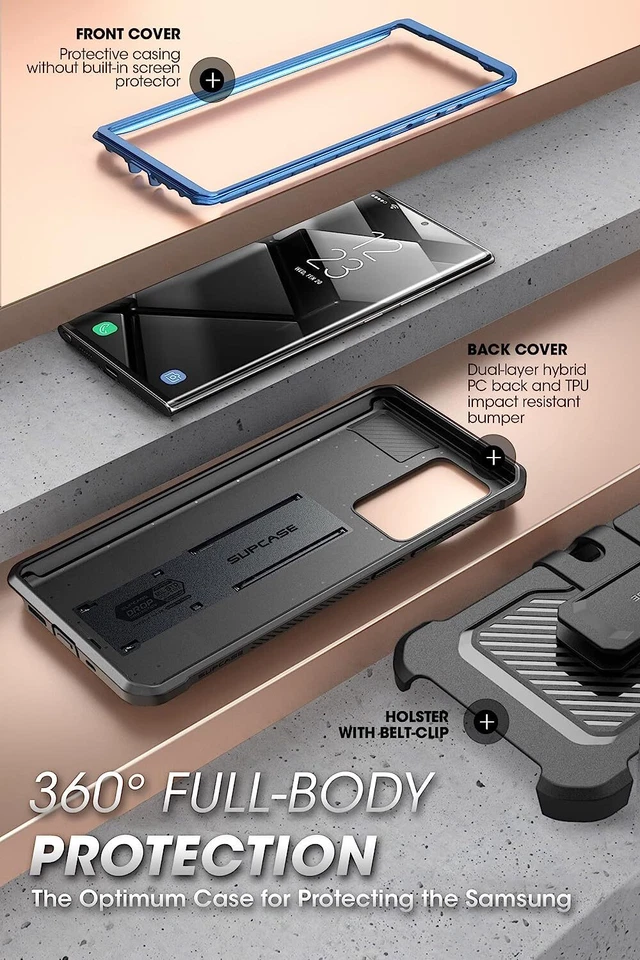 Funda con soporte para protección contra caídas para Samsung Galaxy Note20/Note20 Ultra 5G Foto 2 de 4