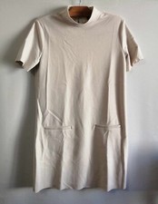 Robe Tunique Cop Copine MINETY - Taille 36/38 - Beige Dentelle Et Tissu - Occasion Très Bon état