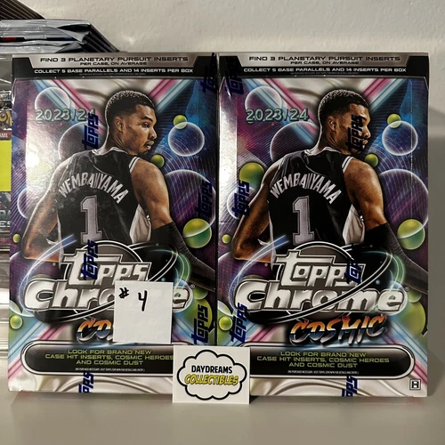 2023-24 Topps Chrome Cosmic Basketball Hobby Box Lot of 2 Boxes Group #4