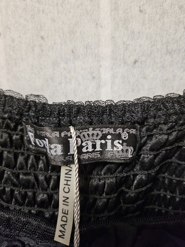 Forla Paris Women's Black Animal Print Dress Spaghetti Straps Layered Sz Small - Picture 12 of 12