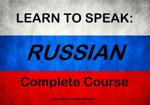 LEARN RUSSIAN FAST - SPOKEN LANGUAGE COURSE - 4 BOOKS & 4.5 HRS AUDIO MP3 ON USB
