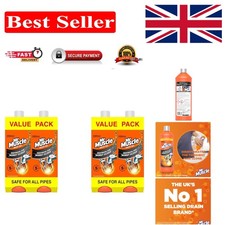 Mr Muscle Drain Unblocker 2 x 1L – Effortless Clog Removal for a Cleaner Home