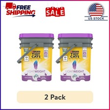  2 pack Purina Tidy Cats LightWeight Clumping Cat Litter, Glade Clean Blossoms