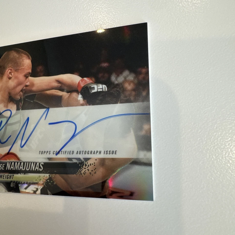 2018 Topps Chrome UFC - Fighter Autographs Thug Rose Namajunas Auto  #FA-RN (AU) - Image 4 of 4