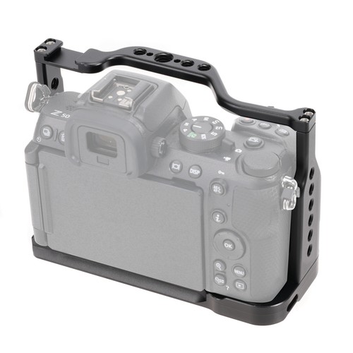 Camera Cage Rig w/Cold Shoe & 1/4" Mount for Nikon Z50II for Arca Swiss Mounting - Picture 16 of 16