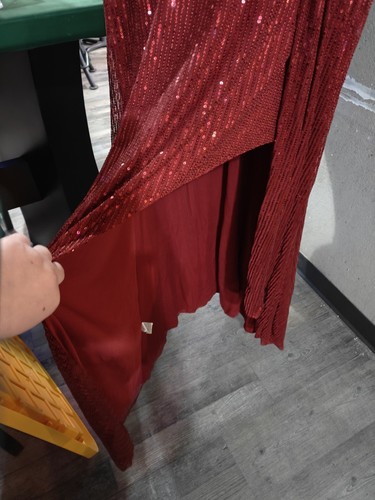 WW- XL Damen V-Ausschnitt Party Maxikleid ärmellos Abendkleid lang Cocktail - Bild 2 von 4