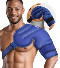 Shoulder Ice Pack Rotator Cuff Cold Therapy Wrap, FSA HSA Eligible Ice Packs ...