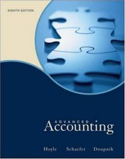 ADVANCED ACCOUNTING By Joe Ben Hoyle & Thomas Schaefer - Hardcover **BRAND NEW**