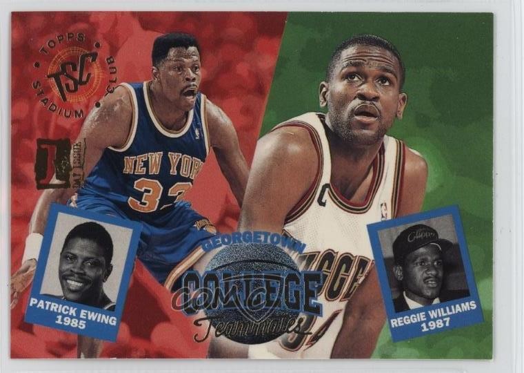 1994-95 Topps Stadium Club 1st Day Issue Patrick Ewing Reggie Williams HOF 1rb1