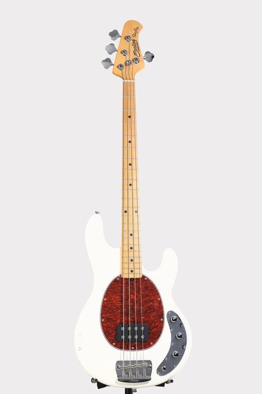 Sterling By Music Man StingRay Classic RAY24CA Bass Guitar - Olympic White