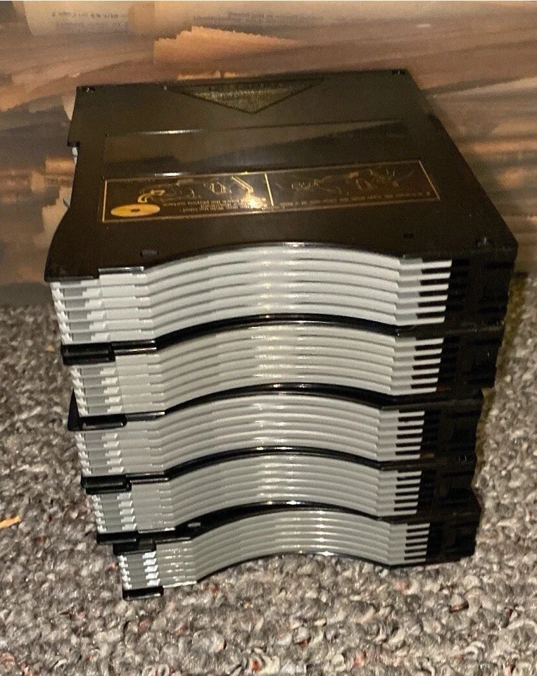 Lote de 5 cargadores de discos compactos DENON ACD-10 Denon reproductor de discos múltiples Foto 3 de 4