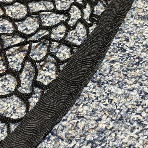Qty Set Of 2 Harley Davidson XL 1200 R Sportster seat luggage baggage net Black - Picture 4 of 6