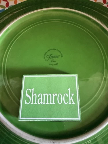 Fiestaware Chop Plates 12" SHAMROCK  Green Fiesta HLC Fiestaware