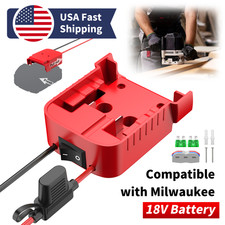 DIY Battery Power Wheels Adapter Holder Dock Compatible with Milwaukee 18V