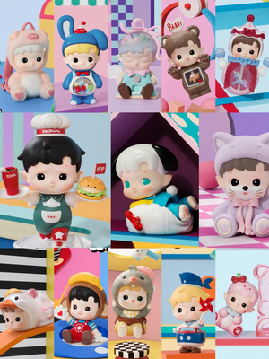 HACIPUPU Rolling Time Machine Series Blind Box Figures Toy