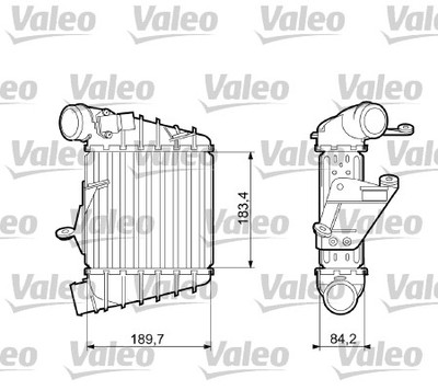 VALEO 817556 LADELUFTKÜHLER FÜR SEAT SKODA VW