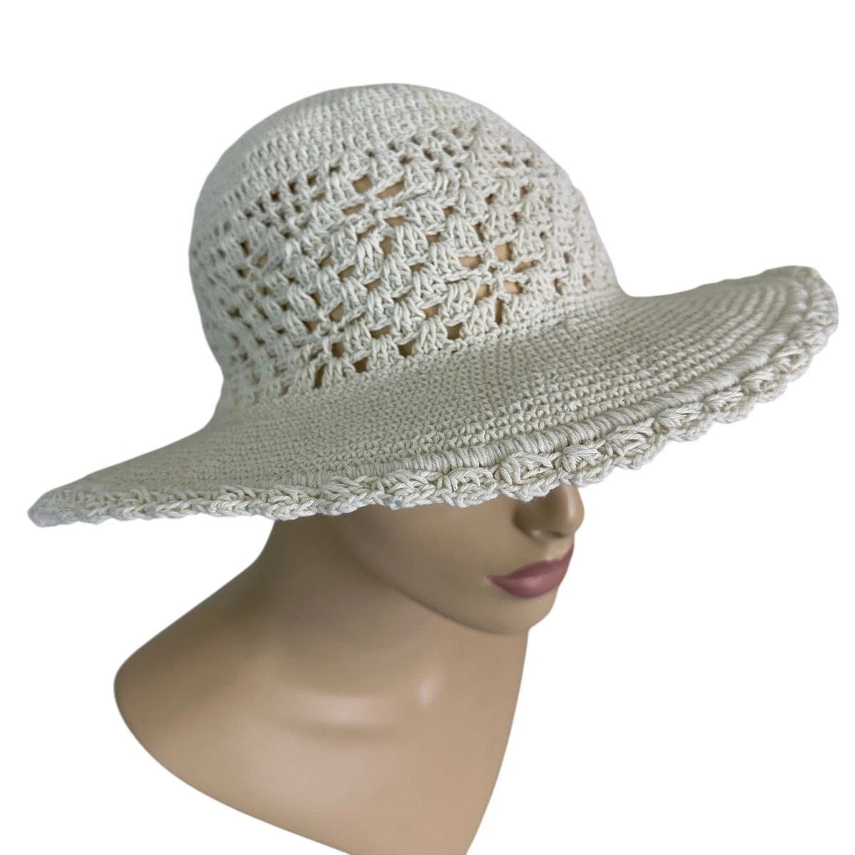 San Diego Women's Classic Knitted Sun Hat Foldable Packable Bow Trim One Size