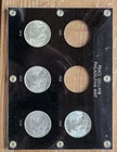LOT OF 4 US PEACE 1923, 24, 25, 26 SILVER DOLLARS 90% SILVER.