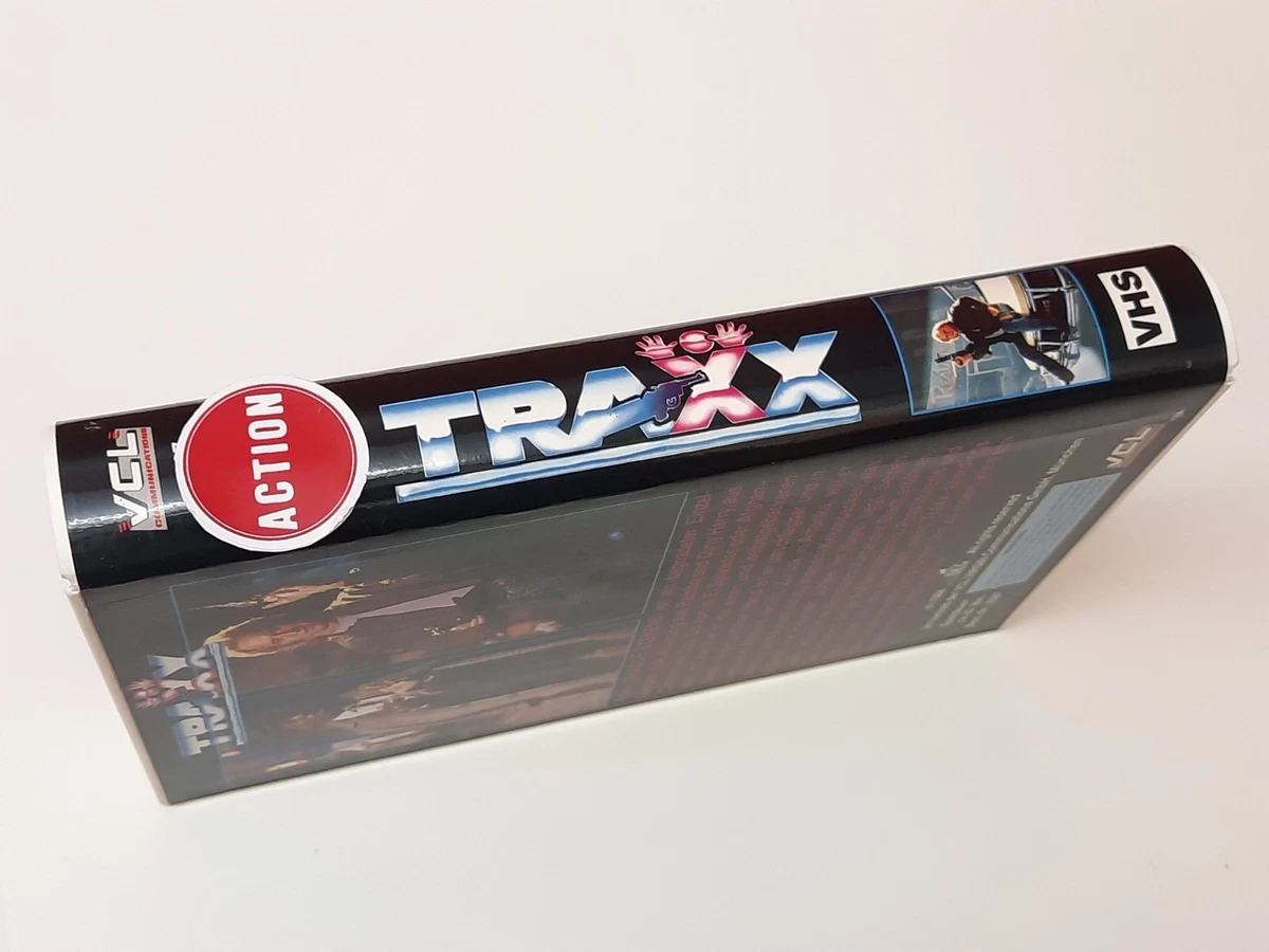 Traxx 1988 Uncut VHS German PAL Video Hartbox Shadoe Stevens Scharfe Waffen