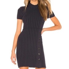 Free People Lottie Ribbed Mini Sweater Dress